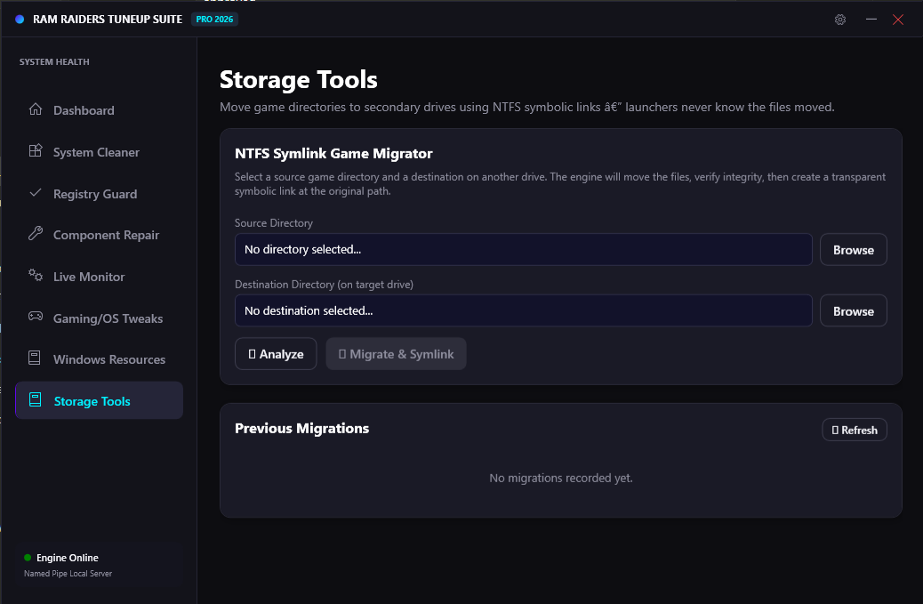Ram Raiders TuneUp Storage Linker